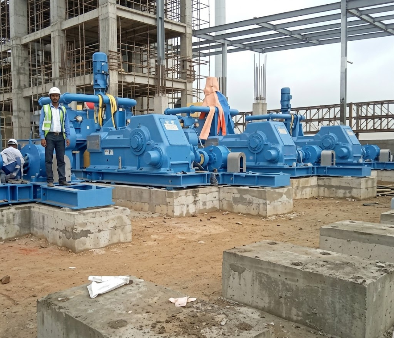 Industrial interior and process machinery