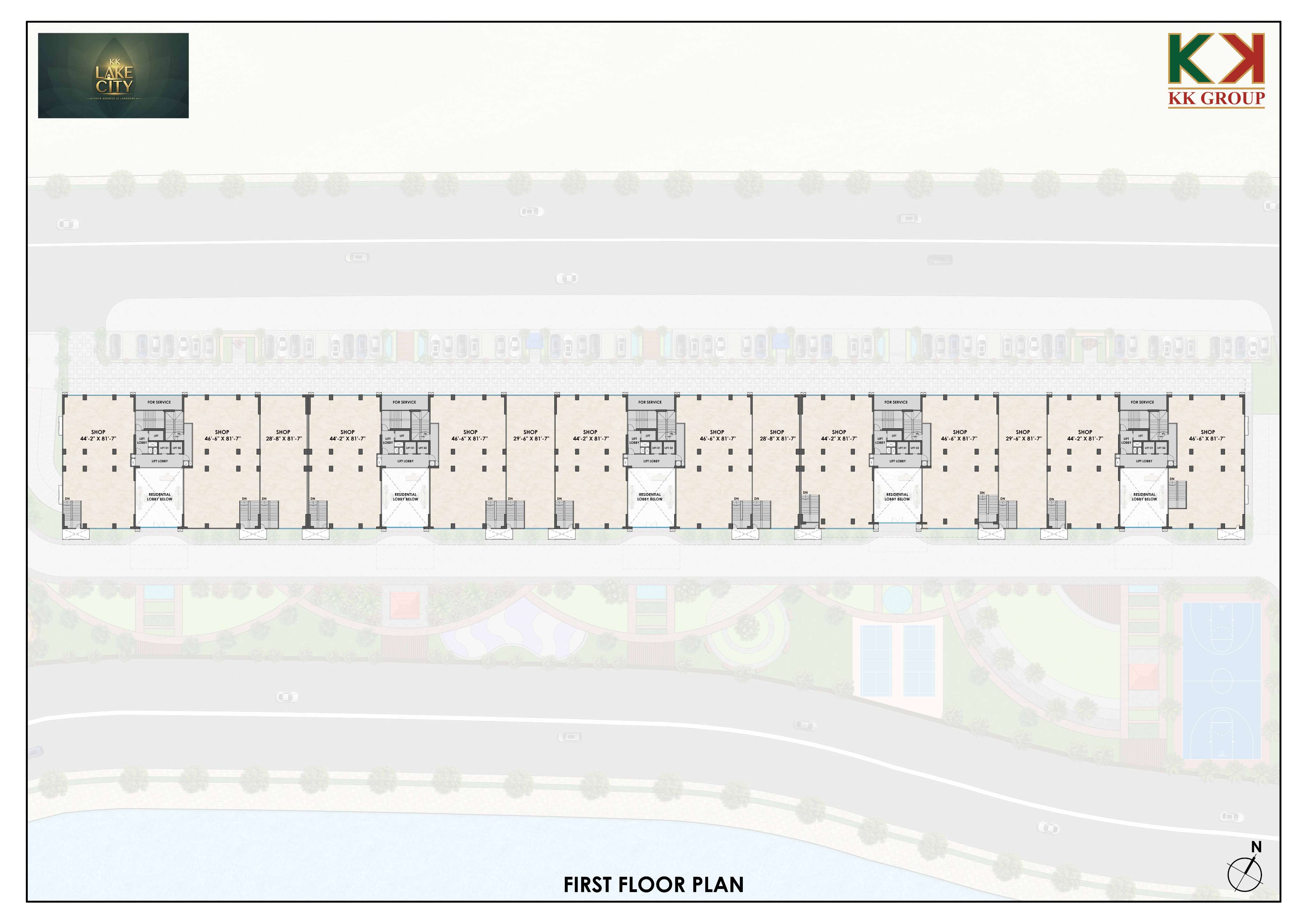 KK Lake City_First Floor Plan