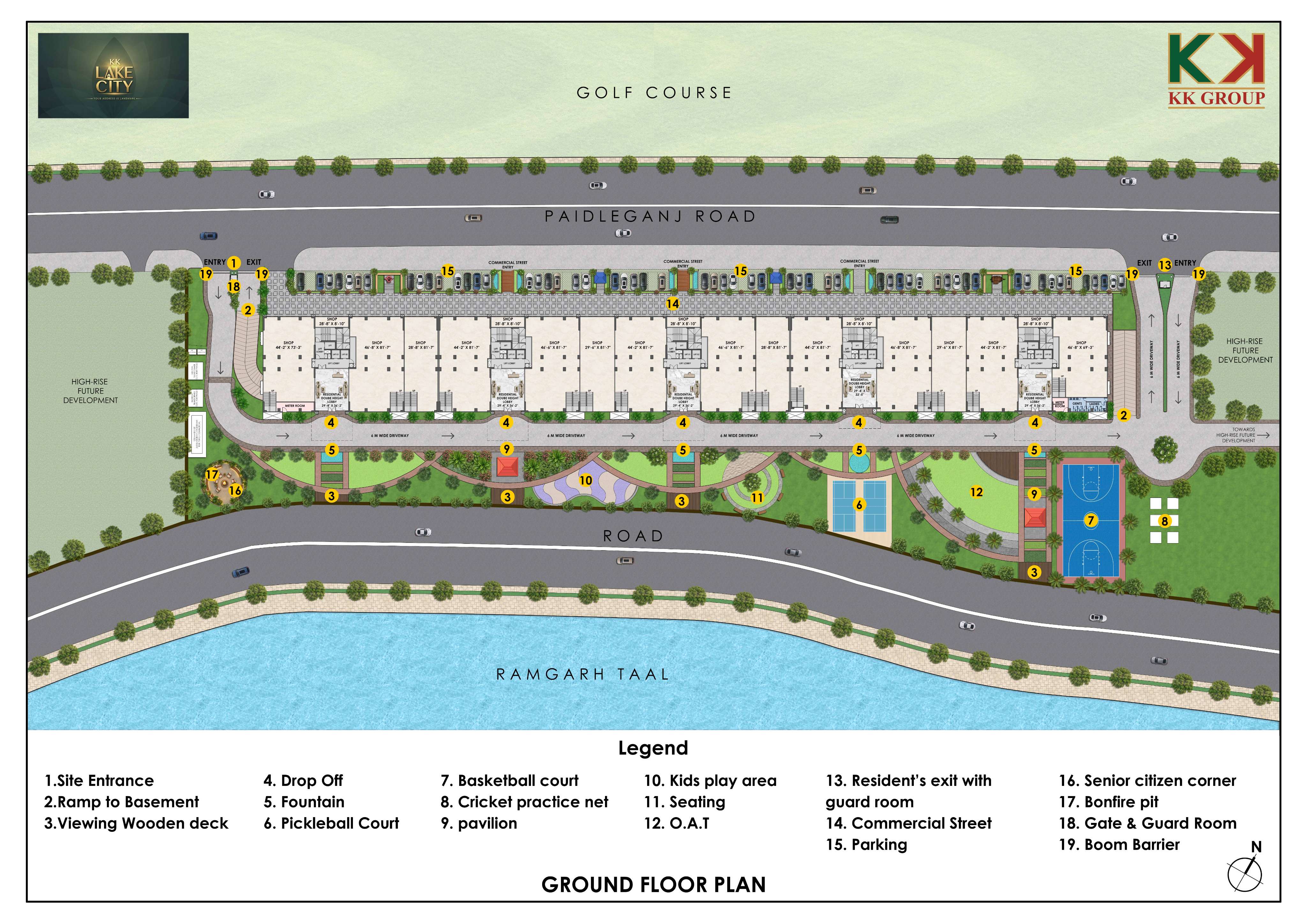 KK Lake City_Ground Floor Plan