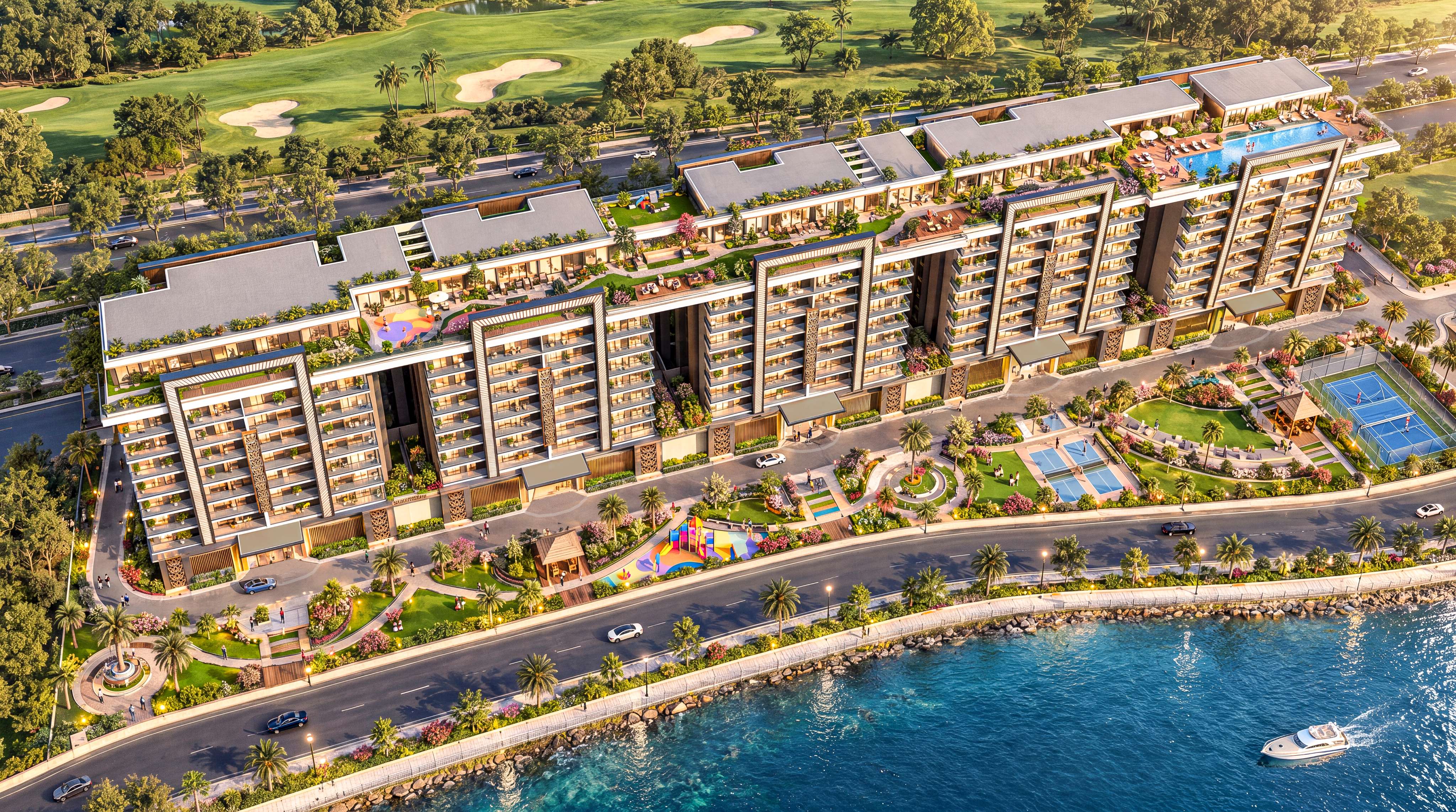 Aerial view of KK Lakeside