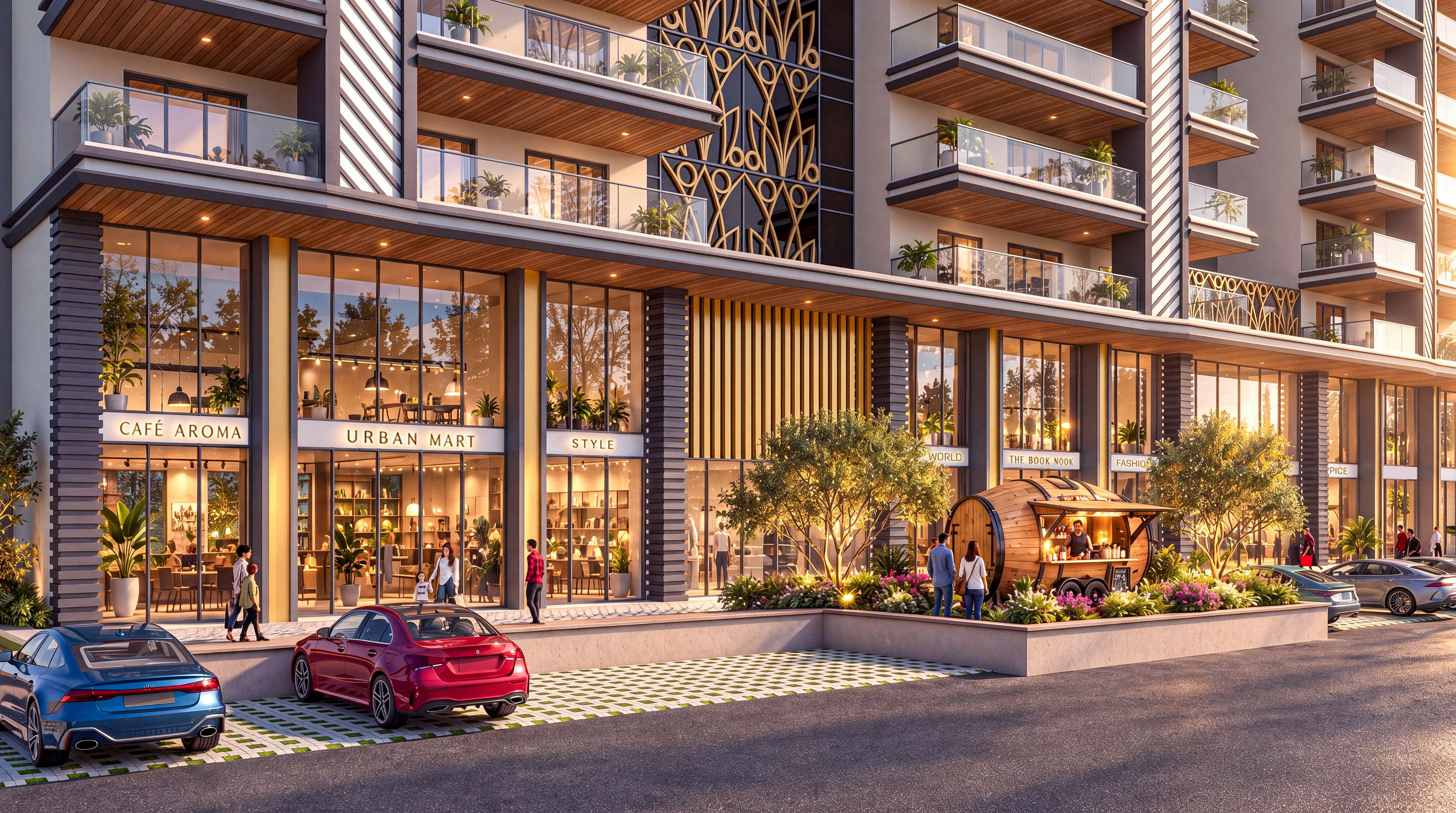 KK Lake City retail development render
